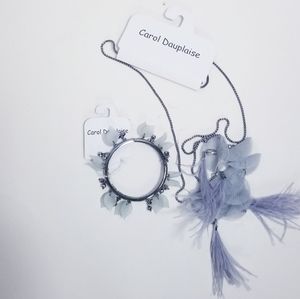 Carol Dauplaise Necklace Bracelet set New